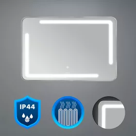 Padova 100 tükör jelenlétérzékelővel led világítással páramentesító funkcióval 100x60 cm