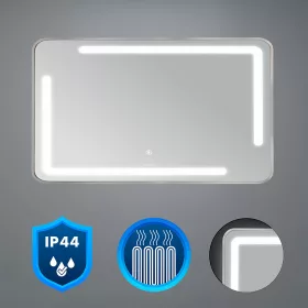 Padova 120 tükör jelenlétérzékelővel led világítással páramentesító funkcióval 120x60 cm