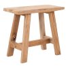 Barcelona sámli, teak fa, nature, 50x25x45 cm
