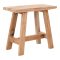 Barcelona sámli, teak fa, nature, 50x25x45 cm