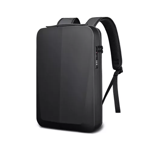 Axen merevített Usb-s laptop hátizsák fekete