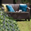 Corfu love seat limited edition kerti kanapé barna színben