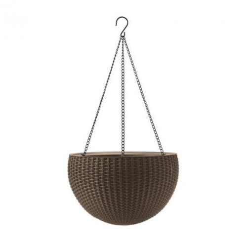 Hanging Sphere függesztett virágtartó cappuccino színben