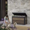 Decocoat műanyag kerti lád 380 l dió