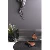 Padova cipőtartó fekete fa, 2 polc in steel 78x34 cm