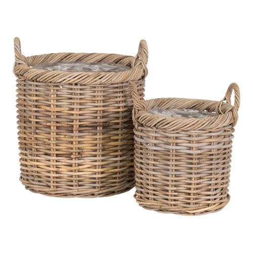 Gili Kosarak kubu rattan, natúr 2 db