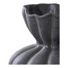 Váza, kerámia, fekete ø17,2x19,4 cm