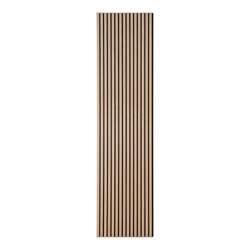 akusztikus panel, fa furnér, natúr, tölgy hatású 240x60x2,2 cm
