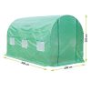 Fólia melegház 2x3x2 m váz-fólia