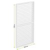 LUXE Lamellás oldalpanel R 123x218cm 4 m-ig fehér