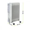 HH-1011 9 tagos olajradiátor 800W-1200W-2000W