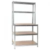 Nagy teherbírású polc G 100x30-60x180 cm 150 kg