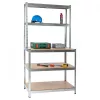 Nagy teherbírású polc G 100x30-60x180 cm 150 kg