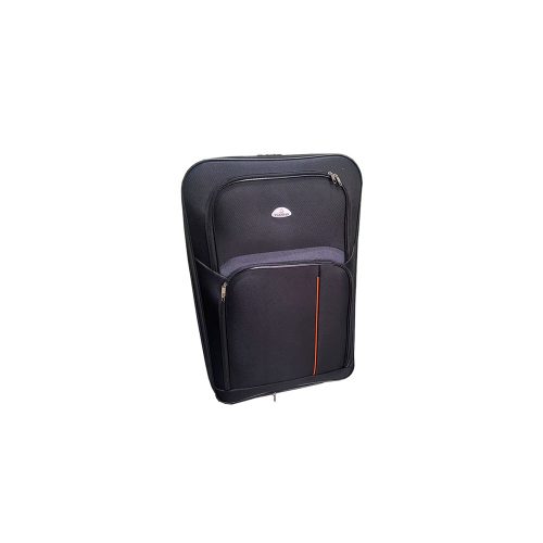 TraveLux light kabinbőrönd puha levehető kerékkel 55x40x20 cm fekete