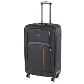 TraveLux light nagy bőrönd puha 76x50x29 cm fekete