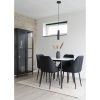 Paris függőlámpa, fekete, 120 cm-es szövetkábel