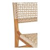 Derby étkezőszék, teakfa/polyrattan, natúr