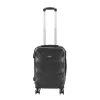 TraveLux Max kabinbőrönd keményfedeles levehető kerékkel 50x40x20 cm fekete