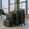 TraveLux Max nagy bőrönd keményfedeles 76x50x29 cm fekete