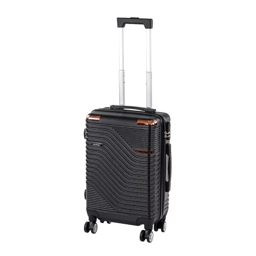 TraveLux Urban kabinbőrönd keményfedeles levehető kerékkel 50x35x23 cm fekete