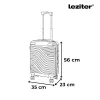 TraveLux Urban kabinbőrönd keményfedeles levehető kerékkel 50x35x23 cm fekete