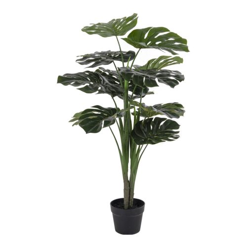 Monstera műnövény, zöld 90 cm