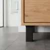 Uni bútorláb 100 mm fekete