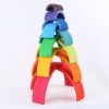 Szivárványépítő Montessori fajáték