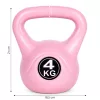Kettlebell 4 kg rózsaszín
