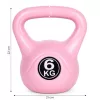 Kettlebell 6 kg rózsaszín