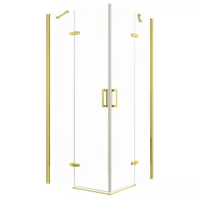 Flow Gold szögletes nyílóajtós zuhanykabin 90 cm