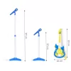 Elektromos gitár mikrofon állvány gyerekeknek mp3 kék