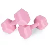 Hex súlyzó szett 2x2 kg rózsaszín