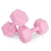 Hex súlyzó szett 2x4 kg rózsaszín
