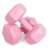 Hex súlyzó szett 2x4 kg rózsaszín