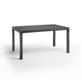 Hella műanyag kerti asztal grafit