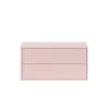 Boxie 2 fiókos fali szekrény 40x80x37 cm pink