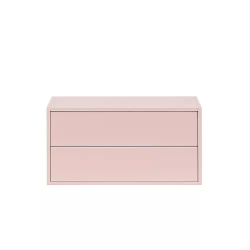 Boxie 2 fiókos fali szekrény 40x80x37 cm pink