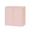 Boxie 2 ajtós fali szekrény 80x80x37 cm pink