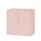 Boxie 2 ajtós fali szekrény 80x80x37 cm pink
