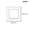 Nova kereszt kapcsoló 107 fehér kerettel