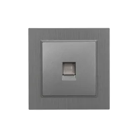 Nova UTP aljzat RJ-45 szürke kerettel