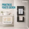 Solaro Design törölközőszárító radiátor 1000x500 mm fekete