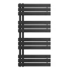 Solaro Design törölközőszárító radiátor 1200x600 mm fekete