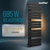 Solaro Design törölközőszárító radiátor 1400x500 mm fekete