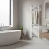 Egyenes törölközőszárító radiátor 1600x600 mm fehér