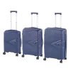 TraveLux Endure gurulós bőrönd szett kék