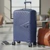 TraveLux Endure gurulós bőrönd szett kék