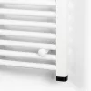 Íves törölközőszárító radiátor 1200x600 mm fehér