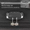 TraveLux Light gurulós bőrönd szett fekete